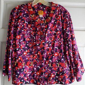 Ruby Rd. Ladies Long Sleeve 6 Button Jacket